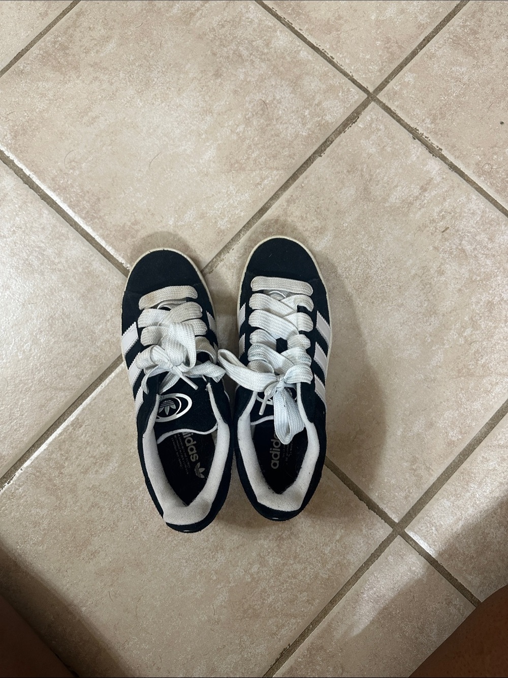 adidas Black and White Low-Top Sneakers